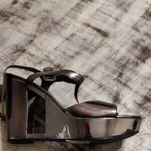 Women's Metallic Platform Sandals
